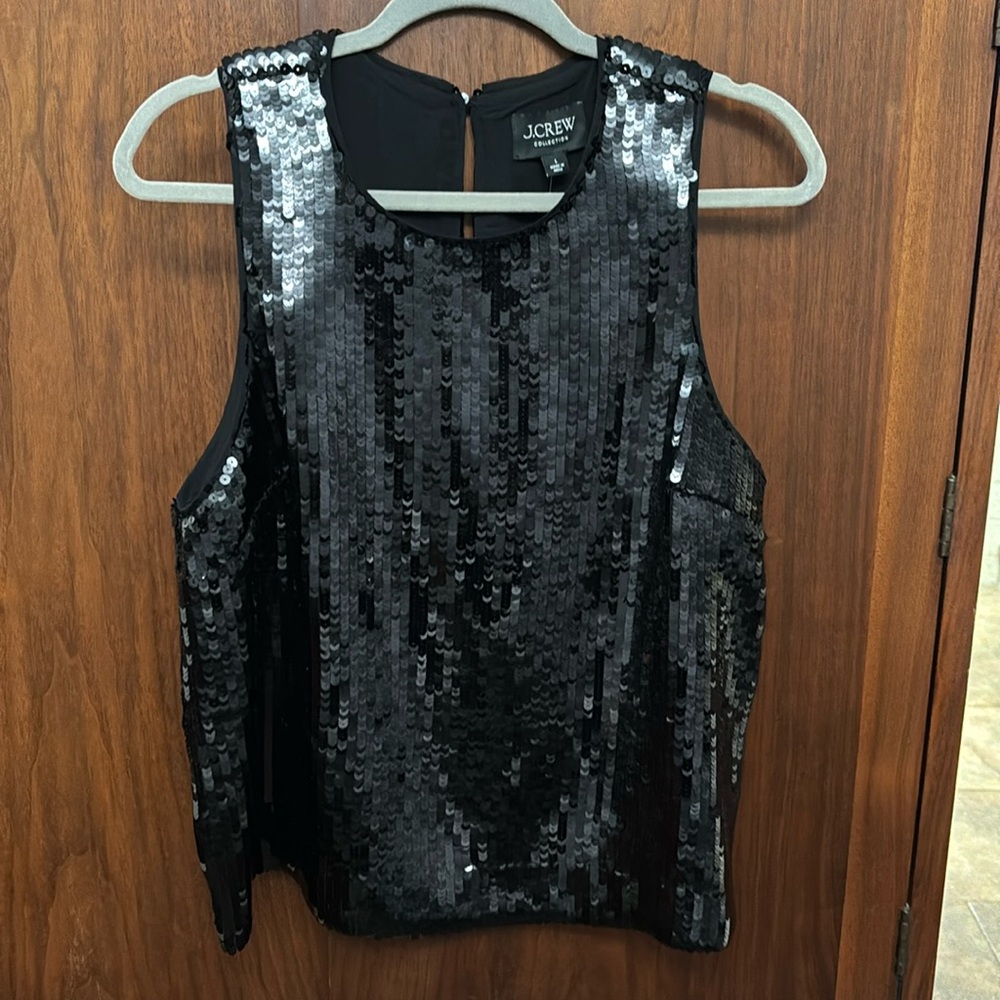 NWT JCrew Sleeveless sequence top